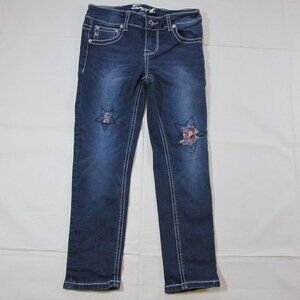 Seven Girl's Size 8 Star Patch Skinny Jeans